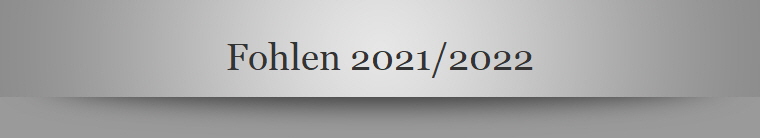 Fohlen 2021/2022
